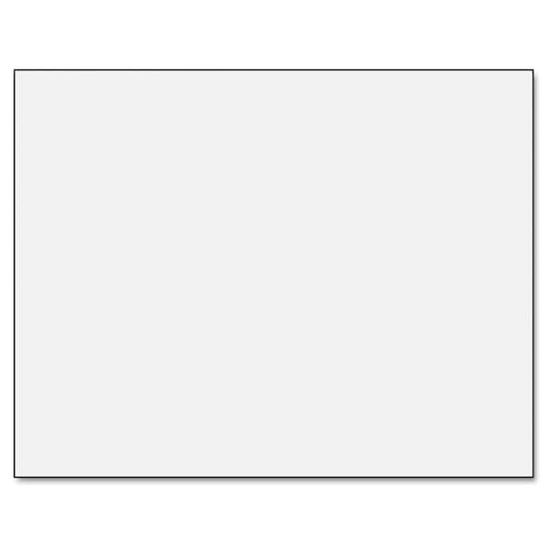 Poster Board, 6-Play, 28"x22", White, PK25